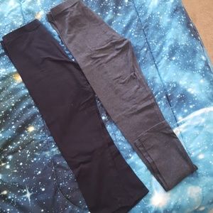 Wet Seal and Forever 21 leggings